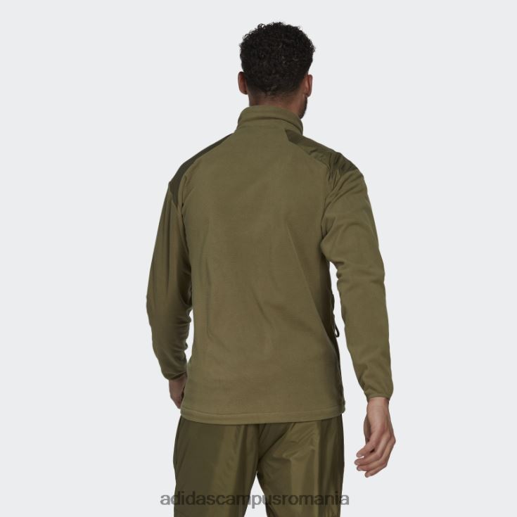adidas campus romania jachetă fleece multi primegreen de vânt olive bărbați măsline J266N214954