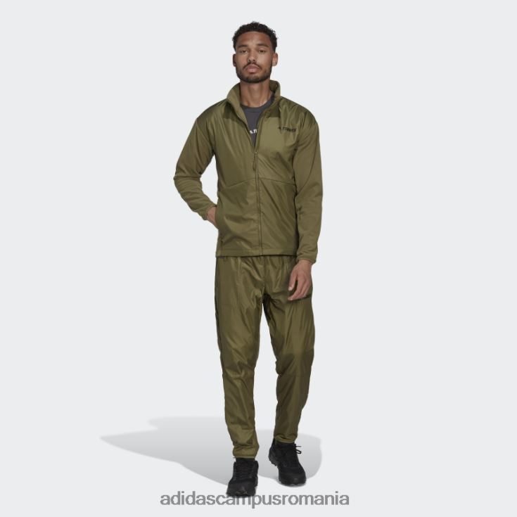 adidas campus romania jachetă fleece multi primegreen de vânt olive bărbați măsline J266N214954