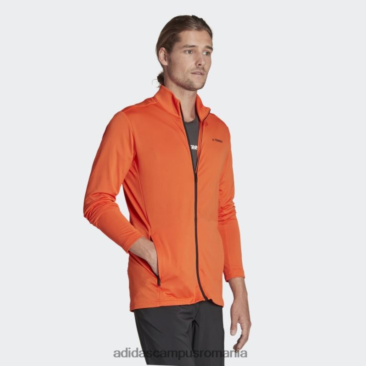 adidas campus romania jachetă fleece orange terrex multi primegreen cu fermoar complet adidas bărbați portocale J266N214805