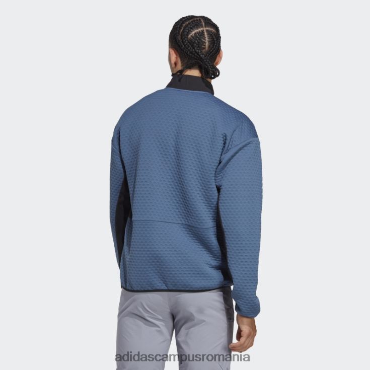 adidas campus romania jachetă fleece terrex utilitas cu fermoar 1/2 bărbați oţel J266N213757