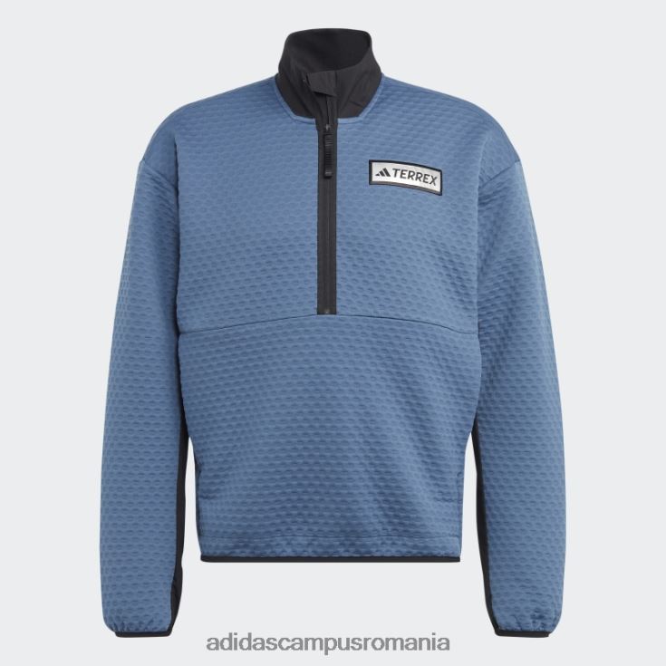 adidas campus romania jachetă fleece terrex utilitas cu fermoar 1/2 bărbați oţel J266N213757