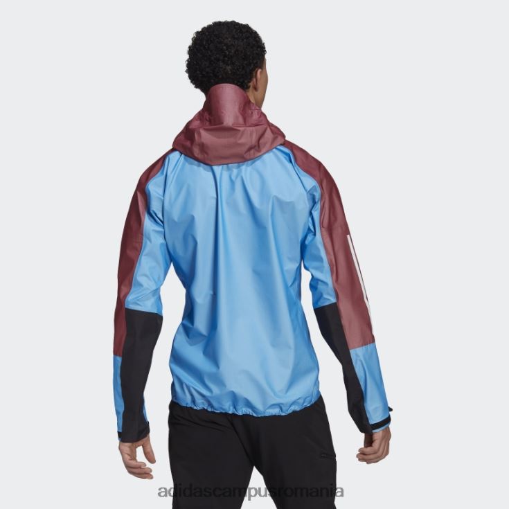 adidas campus romania jachetă gore-tex light blue techrock șoc bărbați soc albastru/rosu J266N27529