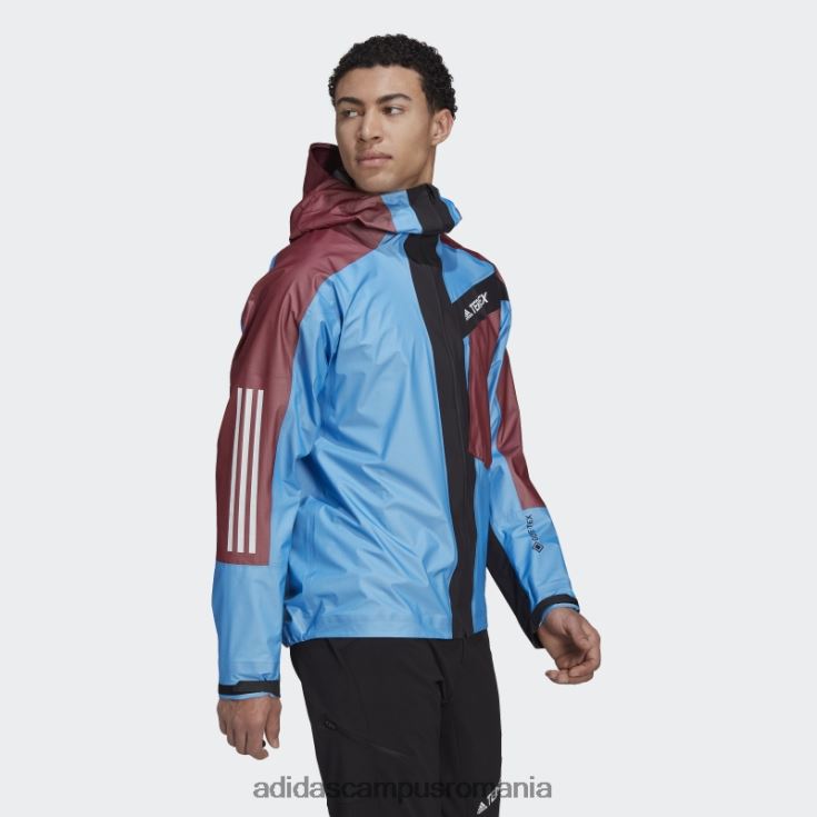adidas campus romania jachetă gore-tex light blue techrock șoc bărbați soc albastru/rosu J266N27529