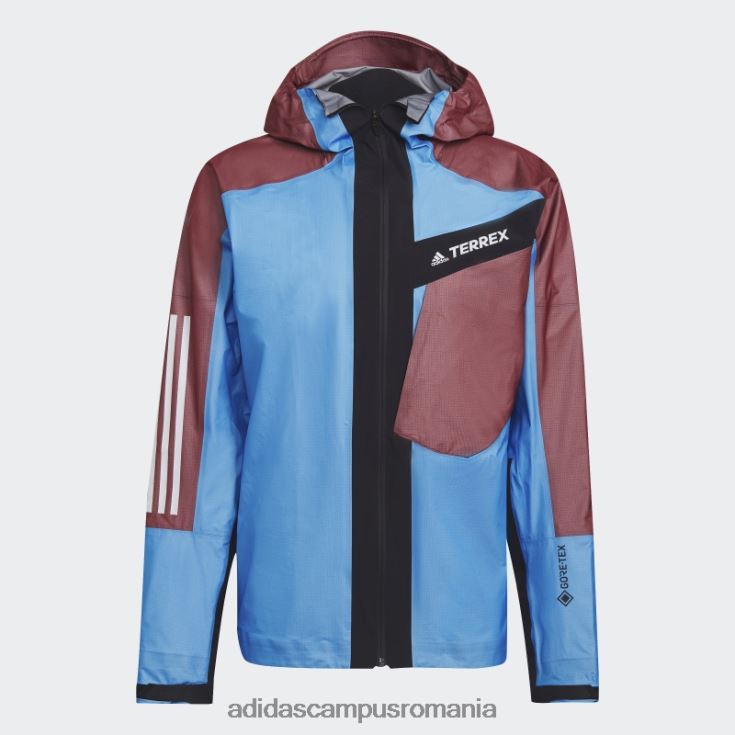 adidas campus romania jachetă gore-tex light blue techrock șoc bărbați soc albastru/rosu J266N27529
