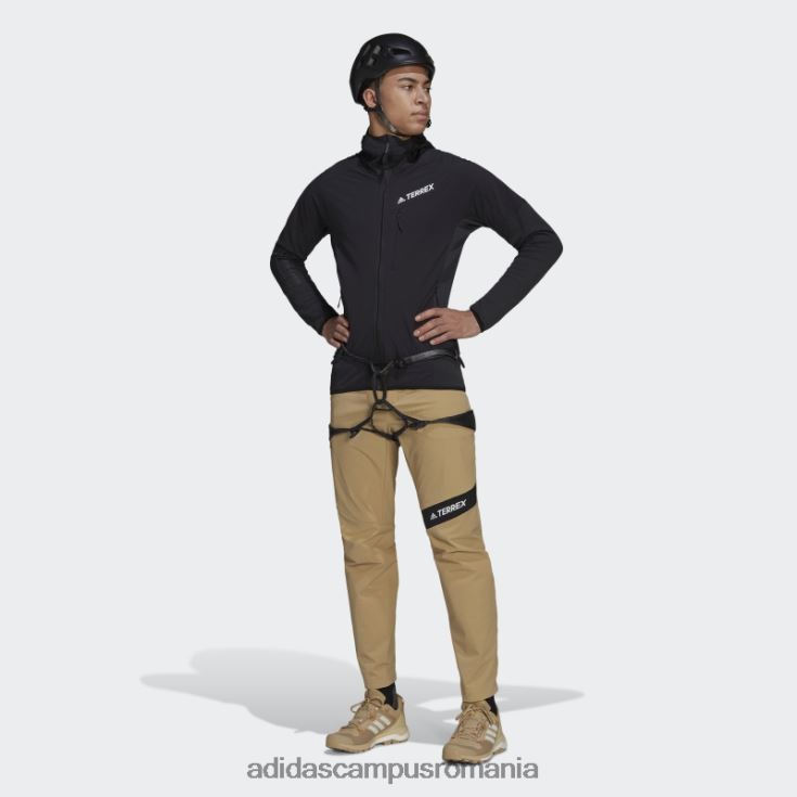 adidas campus romania jachetă neagră cu glugă techrock flooce bărbați negru J266N213808