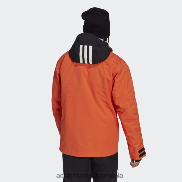 adidas campus romania jachetă orange resort trei în unu bărbați portocaliu/negru/verde J266N214987
