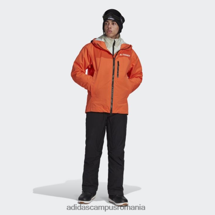 adidas campus romania jachetă orange resort trei în unu bărbați portocaliu/negru/verde J266N214987