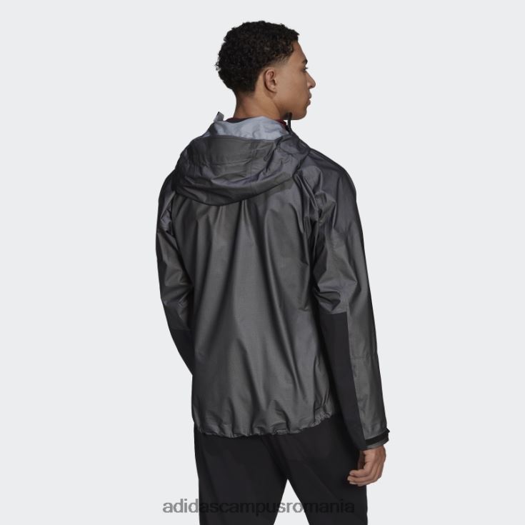 adidas campus romania jachetă techrock light gore-tex neagră bărbați negru J266N213525