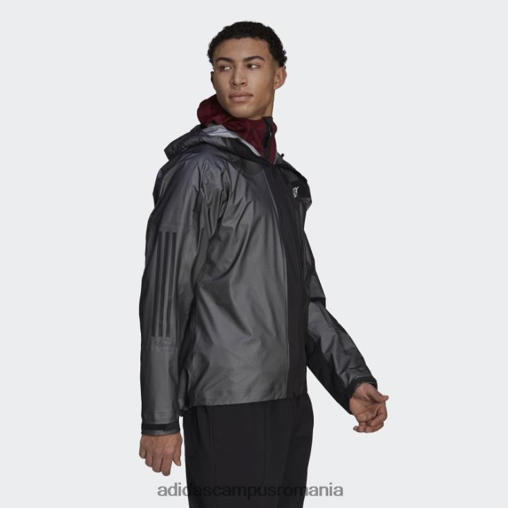 adidas campus romania jachetă techrock light gore-tex neagră bărbați negru J266N213525
