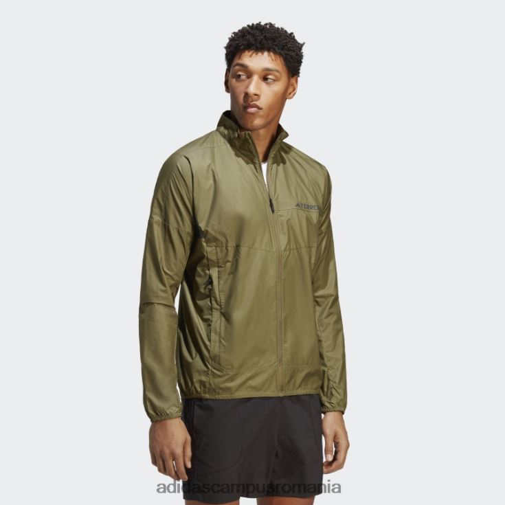 adidas campus romania jacket terrex multi windbreaker olive bărbați măsline J266N214113