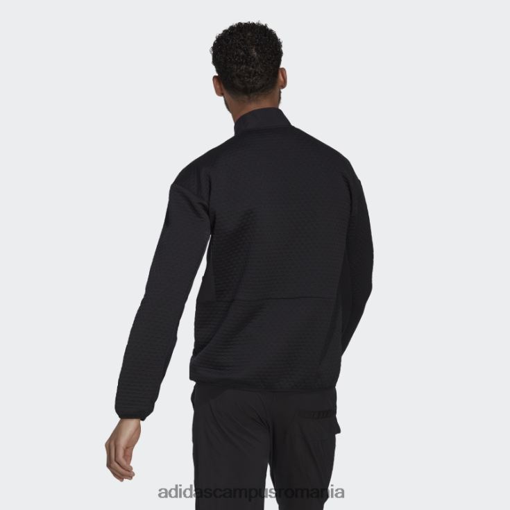 adidas campus romania lână neagră Terrex Hike cu jumătate de fermoar bărbați negru J266N214752