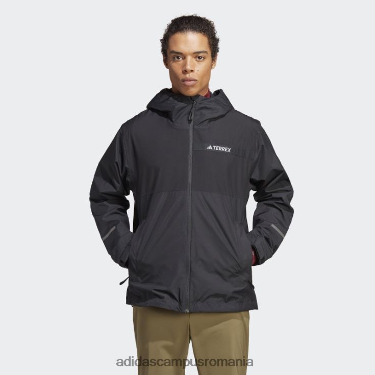 adidas campus romania negru terrex multi rain.rdy jacheta de ploaie 2 straturi 2 adidas bărbați negru J266N214253