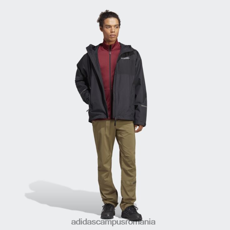 adidas campus romania negru terrex multi rain.rdy jacheta de ploaie 2 straturi 2 adidas bărbați negru J266N214253