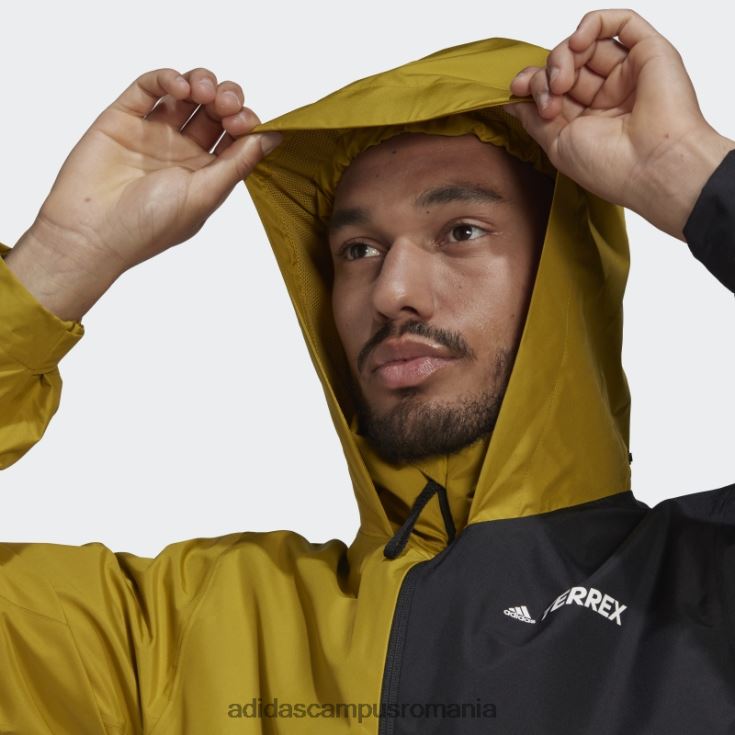 adidas campus romania olive terrex multi rain.rdy jachetă de ploaie în două straturi adidas bărbați măsliniu/negru J266N26063