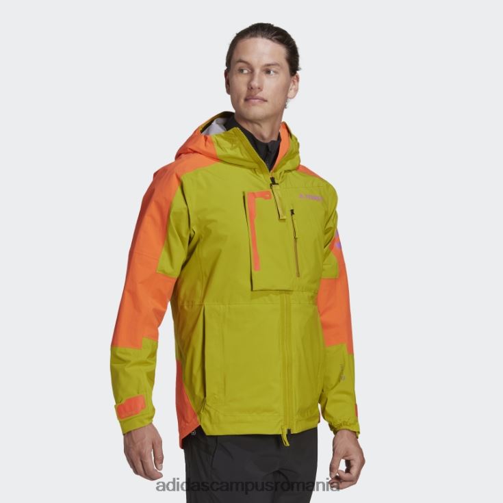 adidas campus romania olive terrex xploric rain.rdy geacă de drumeție bărbați măsline/portocale J266N214884