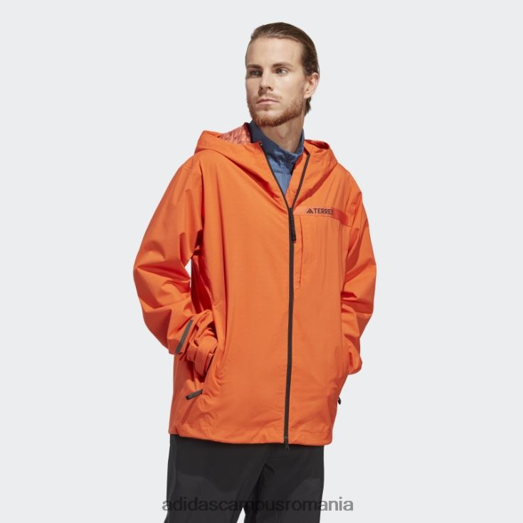 adidas campus romania orange terrex multi rain.rdy jacheta de ploaie 2,5 straturi bărbați portocale J266N26526