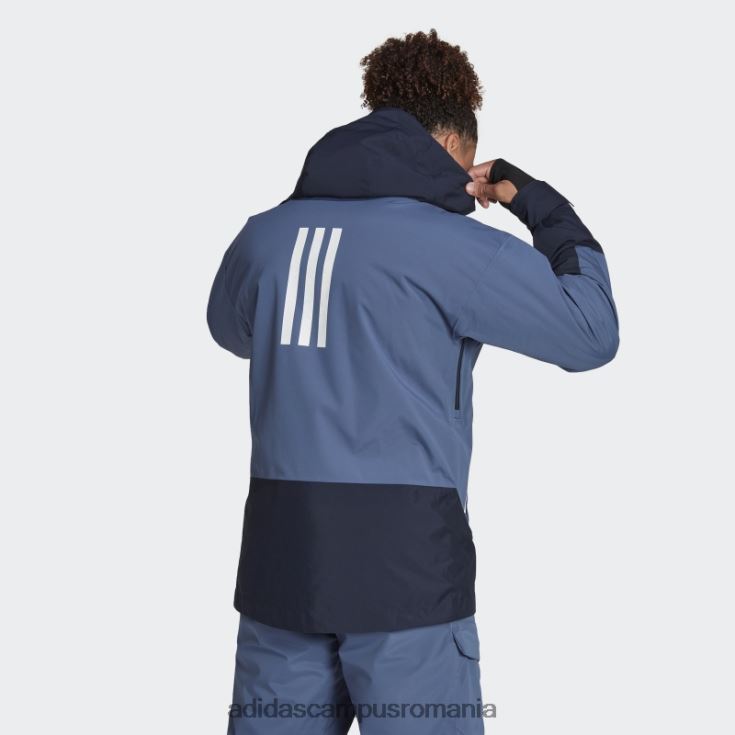 adidas campus romania otel terrex myshelter snow jacheta izolata cu 2 straturi bărbați oțel/cerneală J266N214897