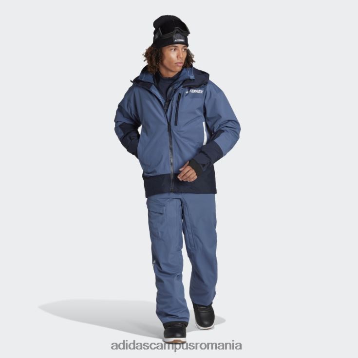 adidas campus romania otel terrex myshelter snow jacheta izolata cu 2 straturi bărbați oțel/cerneală J266N214897