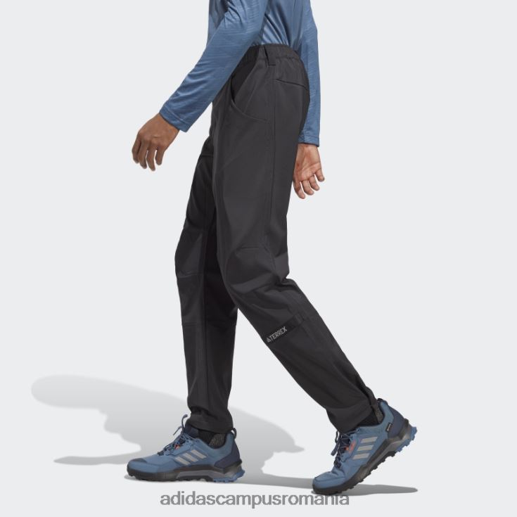 adidas campus romania pantaloni de jogging negri cu țesuturi multiple terrex bărbați negru J266N213780