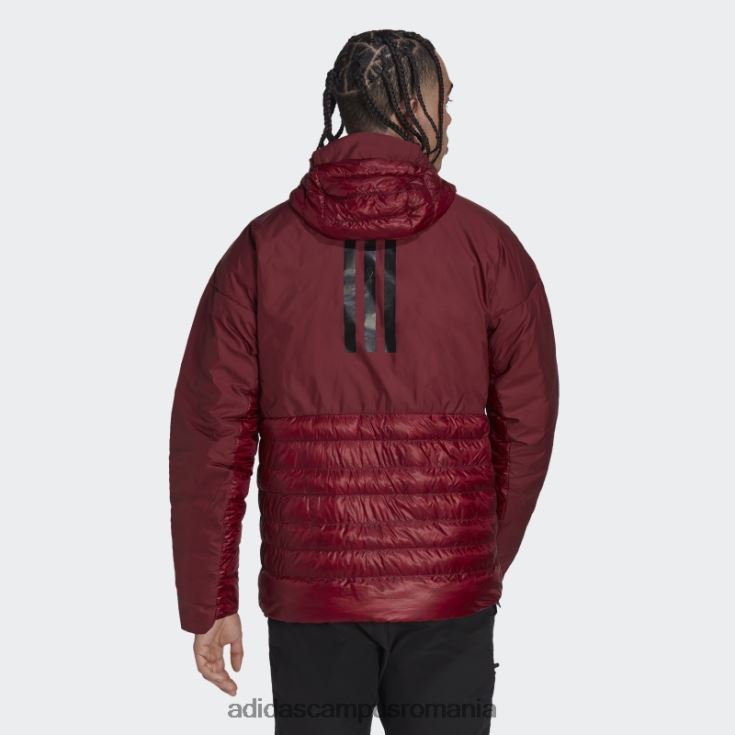 adidas campus romania roșu terrex myshelter puf jachetă cu glugă adidas bărbați roșu J266N214943