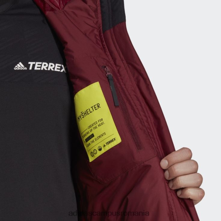 adidas campus romania roșu terrex myshelter puf jachetă cu glugă adidas bărbați roșu J266N214943