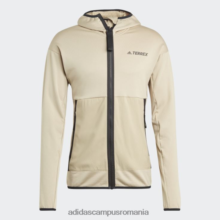 adidas campus romania savanna terrex tech flooce jachetă de drumeție ușoară cu glugă bărbați savană J266N26322