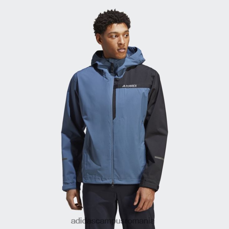adidas campus romania terrex multi rain.rdy jachetă de ploaie 2,5 straturi oțel fashion bărbați oţel J266N26536