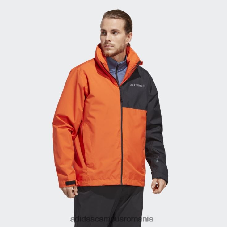 adidas campus romania terrex multi rain.rdy jacheta de ploaie 2 straturi portocaliu fashion bărbați portocale J266N27489