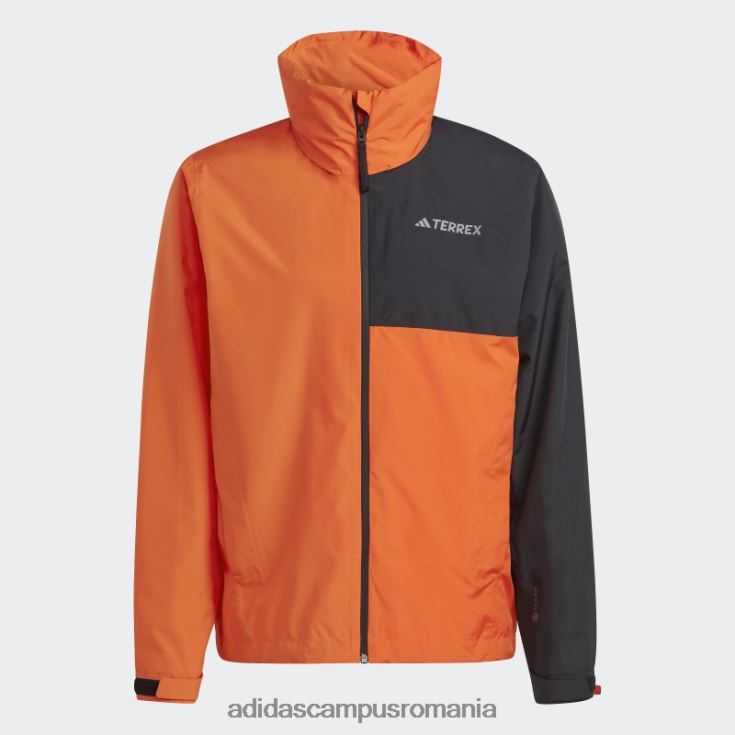 adidas campus romania terrex multi rain.rdy jacheta de ploaie 2 straturi portocaliu fashion bărbați portocale J266N27489