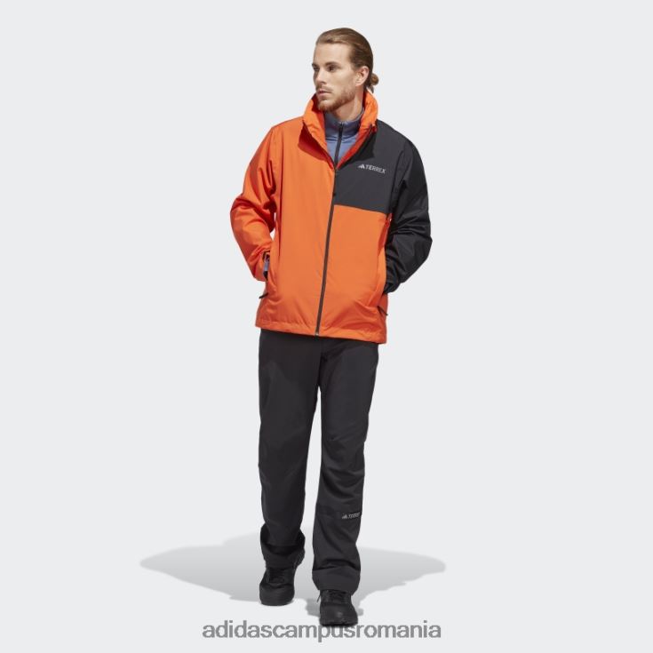 adidas campus romania terrex multi rain.rdy jacheta de ploaie 2 straturi portocaliu fashion bărbați portocale J266N27489