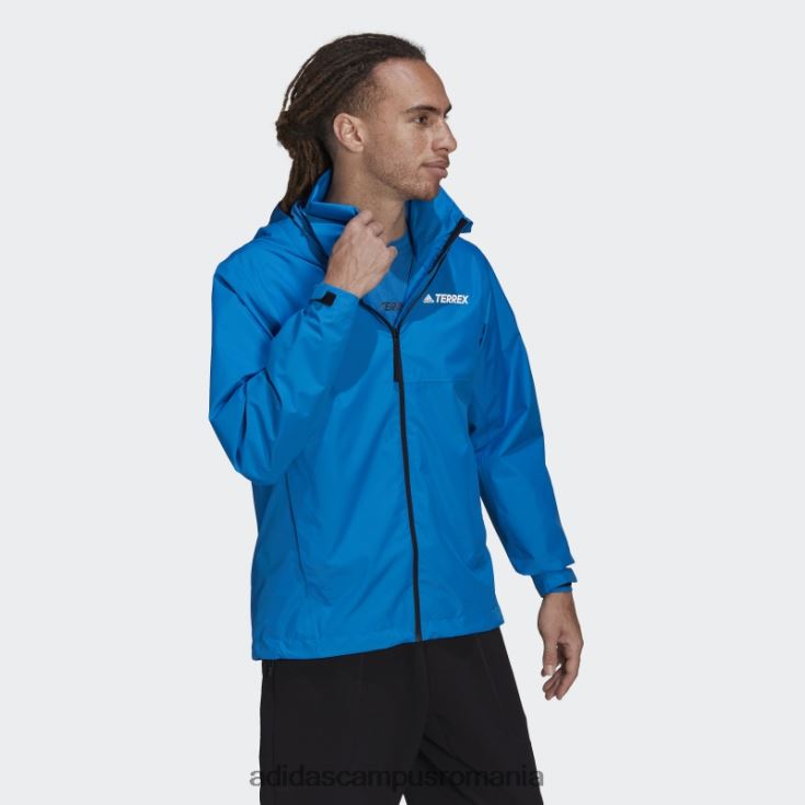 adidas campus romania terrex multi rain.rdy jacheta de ploaie in doua straturi albastru soc bărbați albastru șoc J266N213603