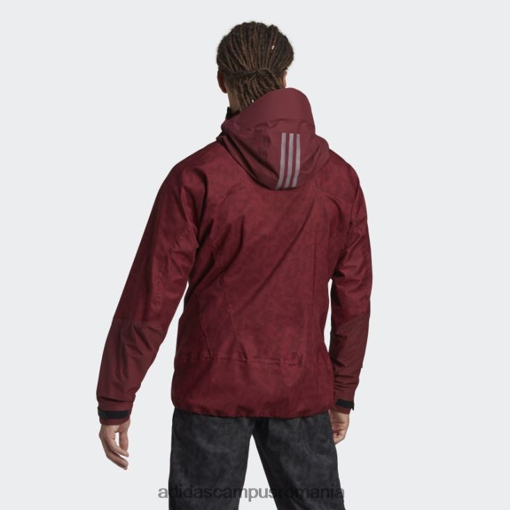 adidas campus romania terrex techrock rain.rdy anorac roșu fierbinte bărbați roșu J266N215037
