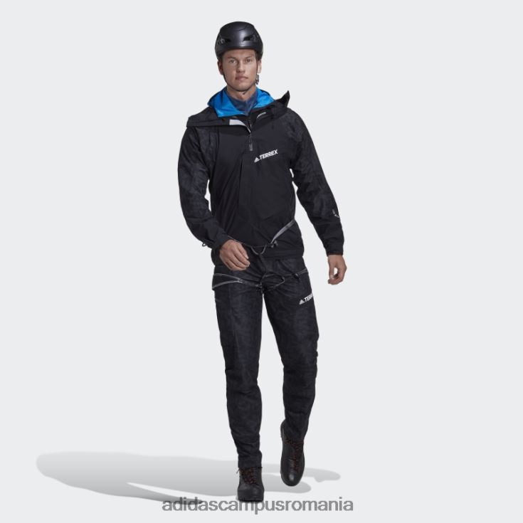 adidas campus romania terrex techrock rain.rdy pantaloni de trening negru bărbați negru J266N214966