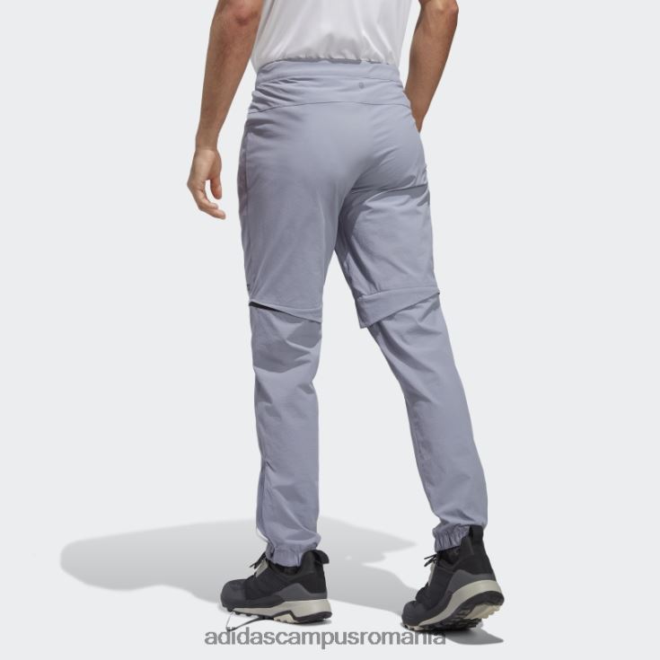 adidas campus romania terrex utilitas drumeții pantaloni de trening cu fermoar violet argintiu bărbați violet argintiu J266N213477