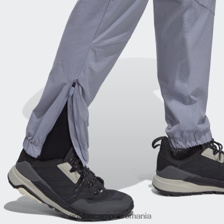 adidas campus romania terrex utilitas drumeții pantaloni de trening cu fermoar violet argintiu bărbați violet argintiu J266N213477