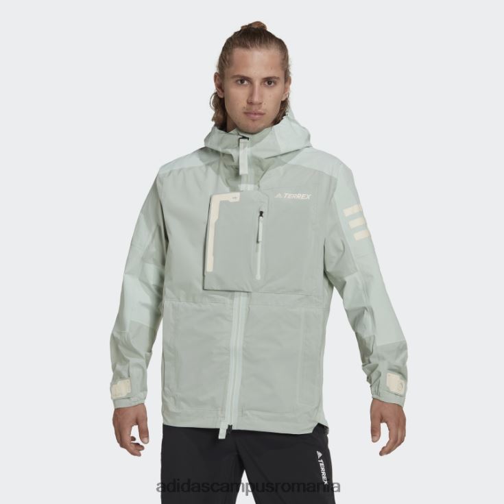 adidas campus romania terrex xploric rain.rdy geaca de drumetie verde bărbați verde J266N214930