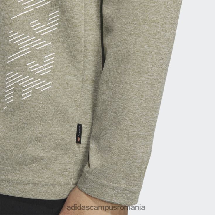 adidas campus romania top cu mâneci lungi top tech cu mâneci lungi olive bărbați măsline J266N213933
