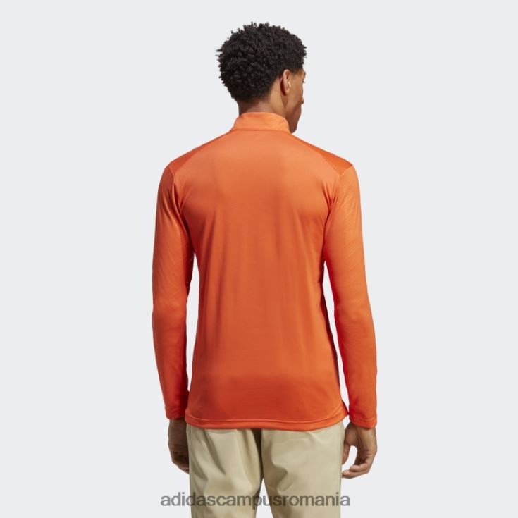 adidas campus romania top portocaliu terrex cu mânecă lungă cu jumătate de fermoar bărbați portocale J266N214093