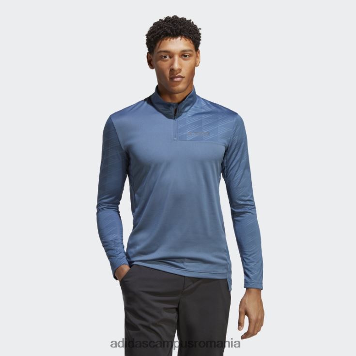 adidas campus romania tricou adidas cu mânecă lungă cu jumătate de fermoar din oțel terrex bărbați oţel J266N25343