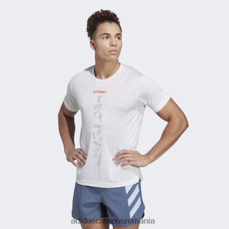 adidas campus romania tricou alb Terrex Agravic trail running adidas bărbați alb J266N26195