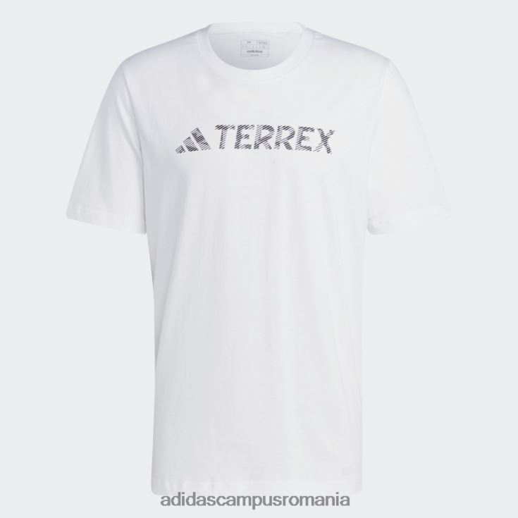 adidas campus romania tricou alb cu logo terrex clasic bărbați alb J266N2940