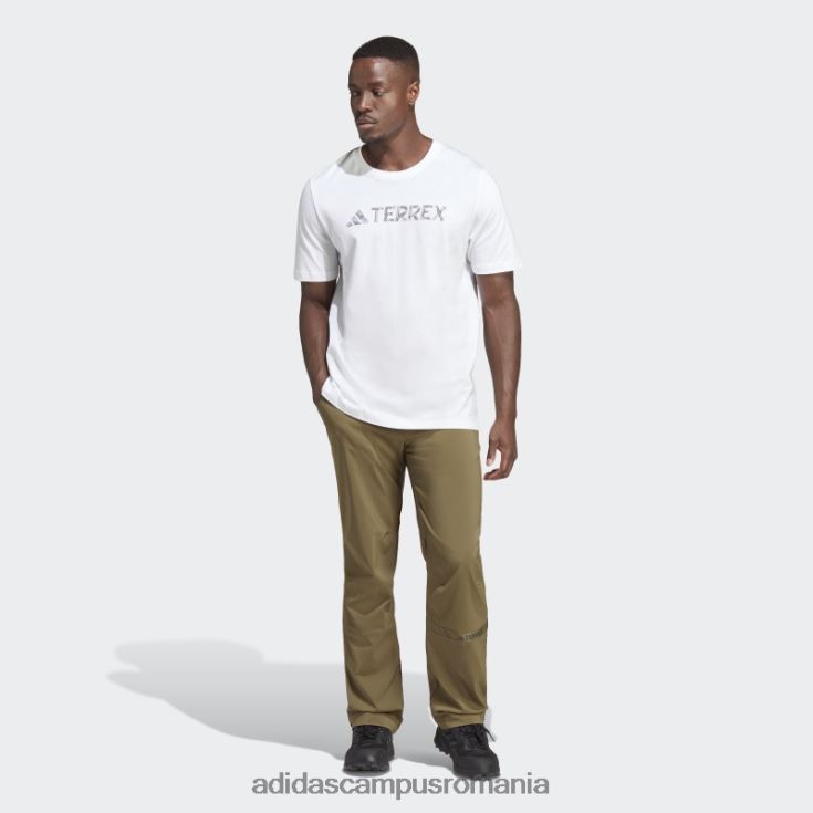 adidas campus romania tricou alb cu logo terrex clasic bărbați alb J266N2940