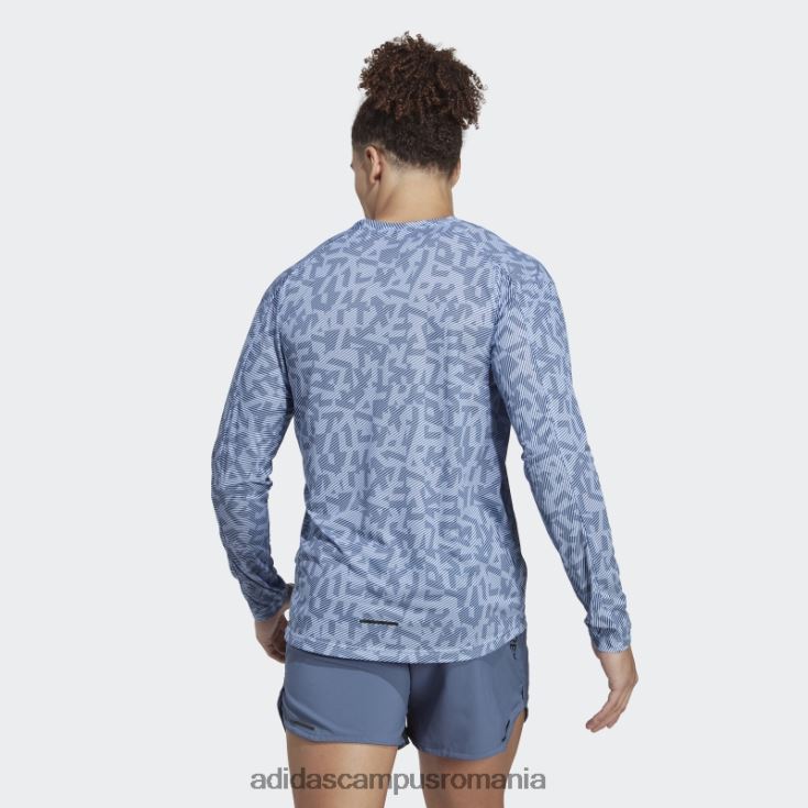 adidas campus romania tricou cu mânecă lungă terrex trail running albastru zori bărbați albastru zori/oțel J266N26055