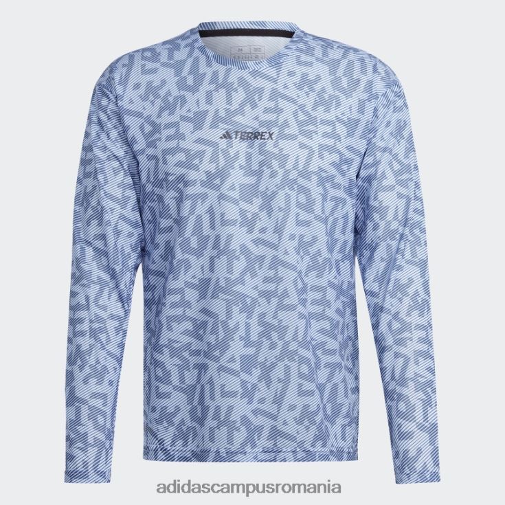 adidas campus romania tricou cu mânecă lungă terrex trail running albastru zori bărbați albastru zori/oțel J266N26055