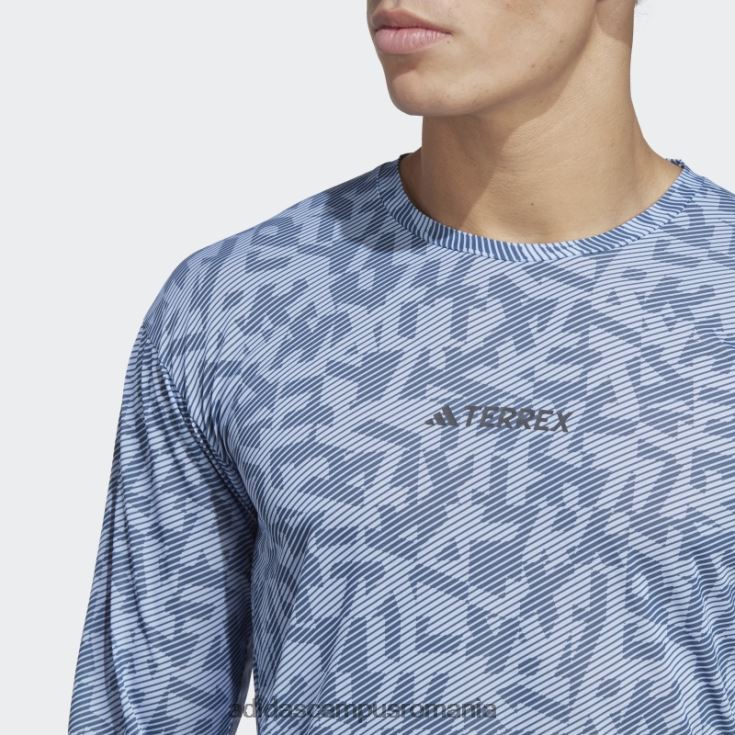 adidas campus romania tricou cu mânecă lungă terrex trail running albastru zori bărbați albastru zori/oțel J266N26055