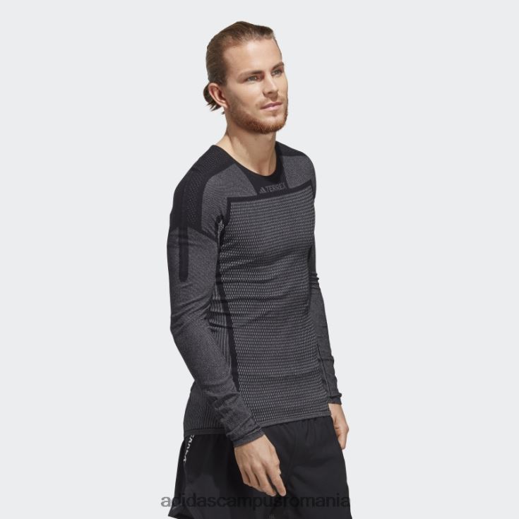 adidas campus romania tricou de bază terrex drynamo cu mânecă lungă negru adidas bărbați alb negru J266N213986