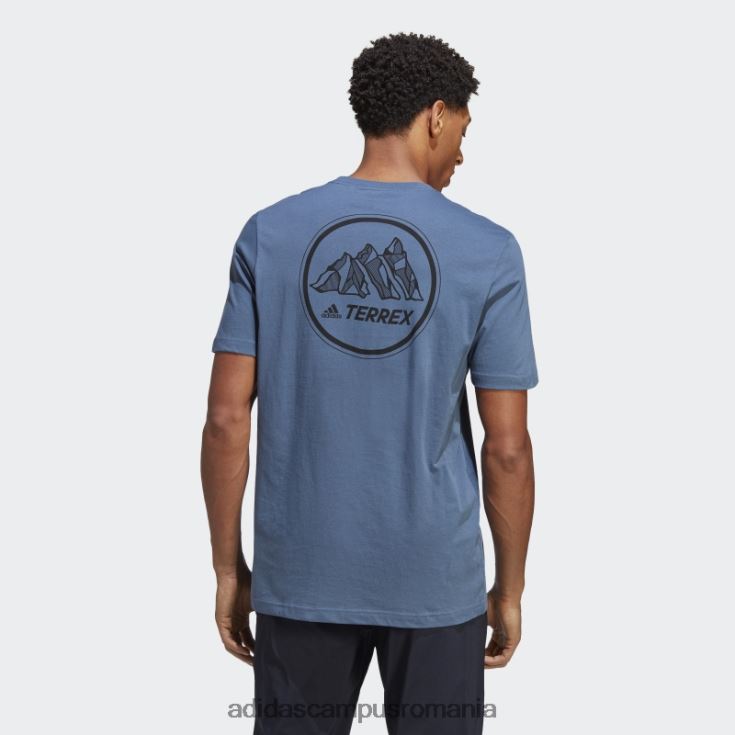 adidas campus romania tricou grafic Terrex Mountain Steel adidas bărbați oţel J266N26120