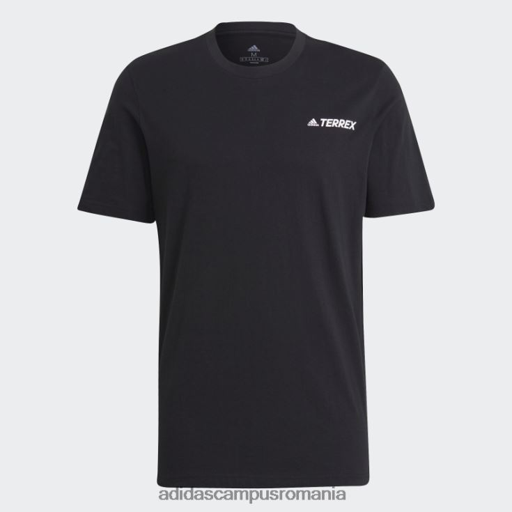 adidas campus romania tricou negru Terrex Mountain graphic adidas bărbați negru J266N25997