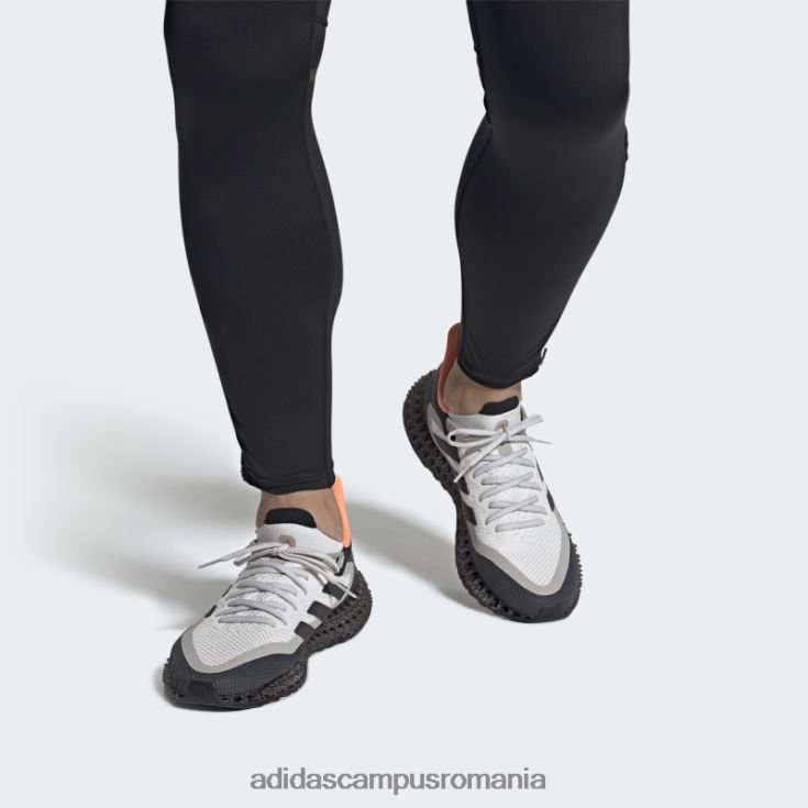 adidas campus romania 4dfwd 2 pantofi alergare fashion alb bărbați alb/negru/portocaliu J266N2386
