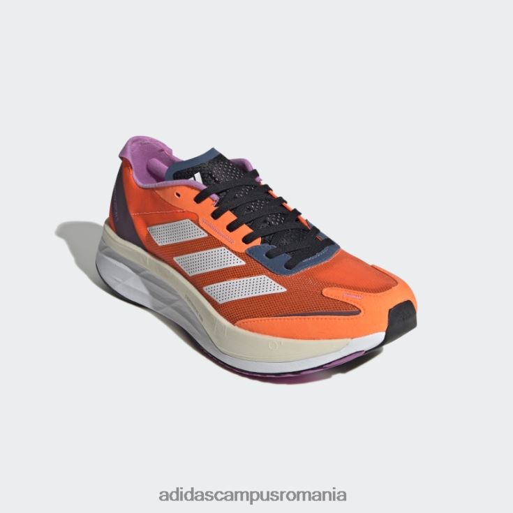 adidas campus romania pantofi adidas adizero boston 11 portocalii bărbați portocaliu/alb/otel J266N24545